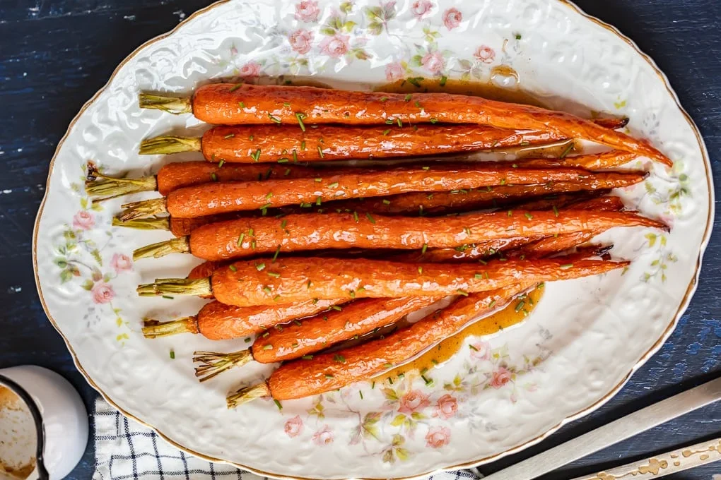 Honey Glazed Carrots With Ginger