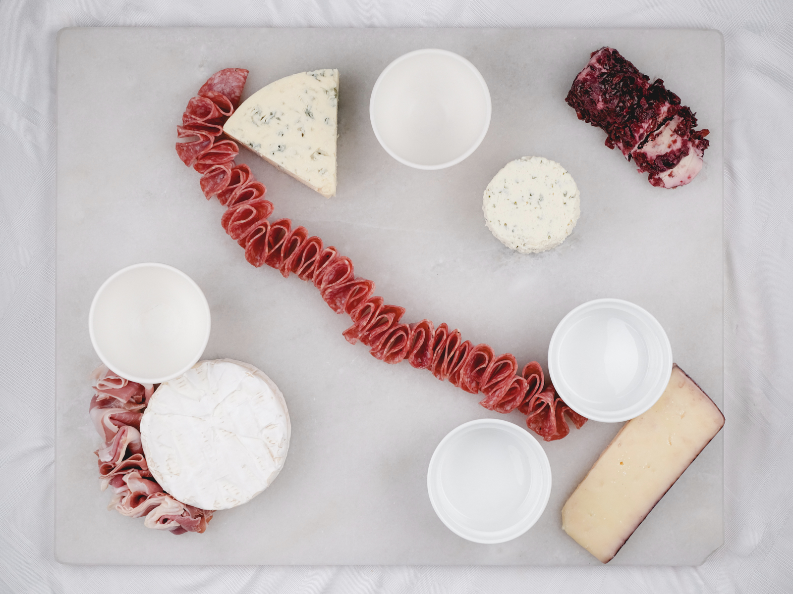 setting up a salami river for a grazing board