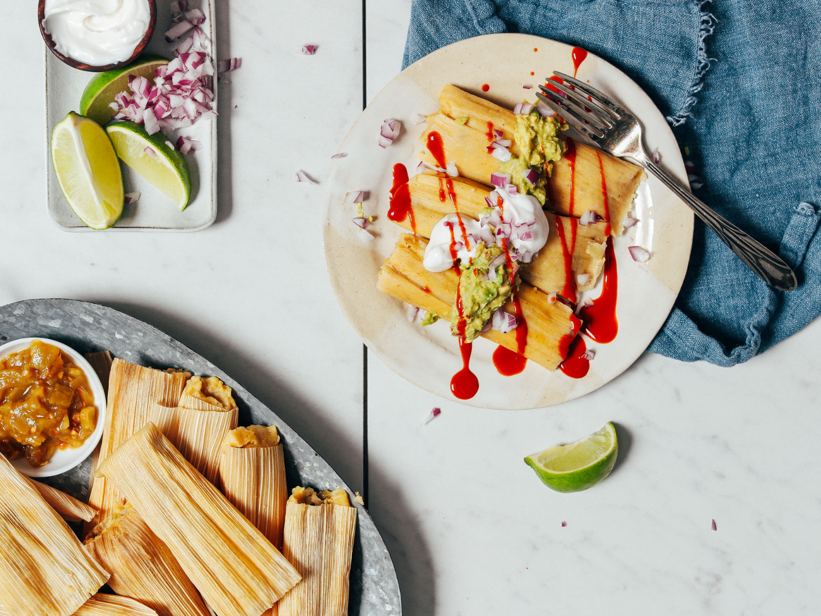 Easy Green Chile Chicken Tamales