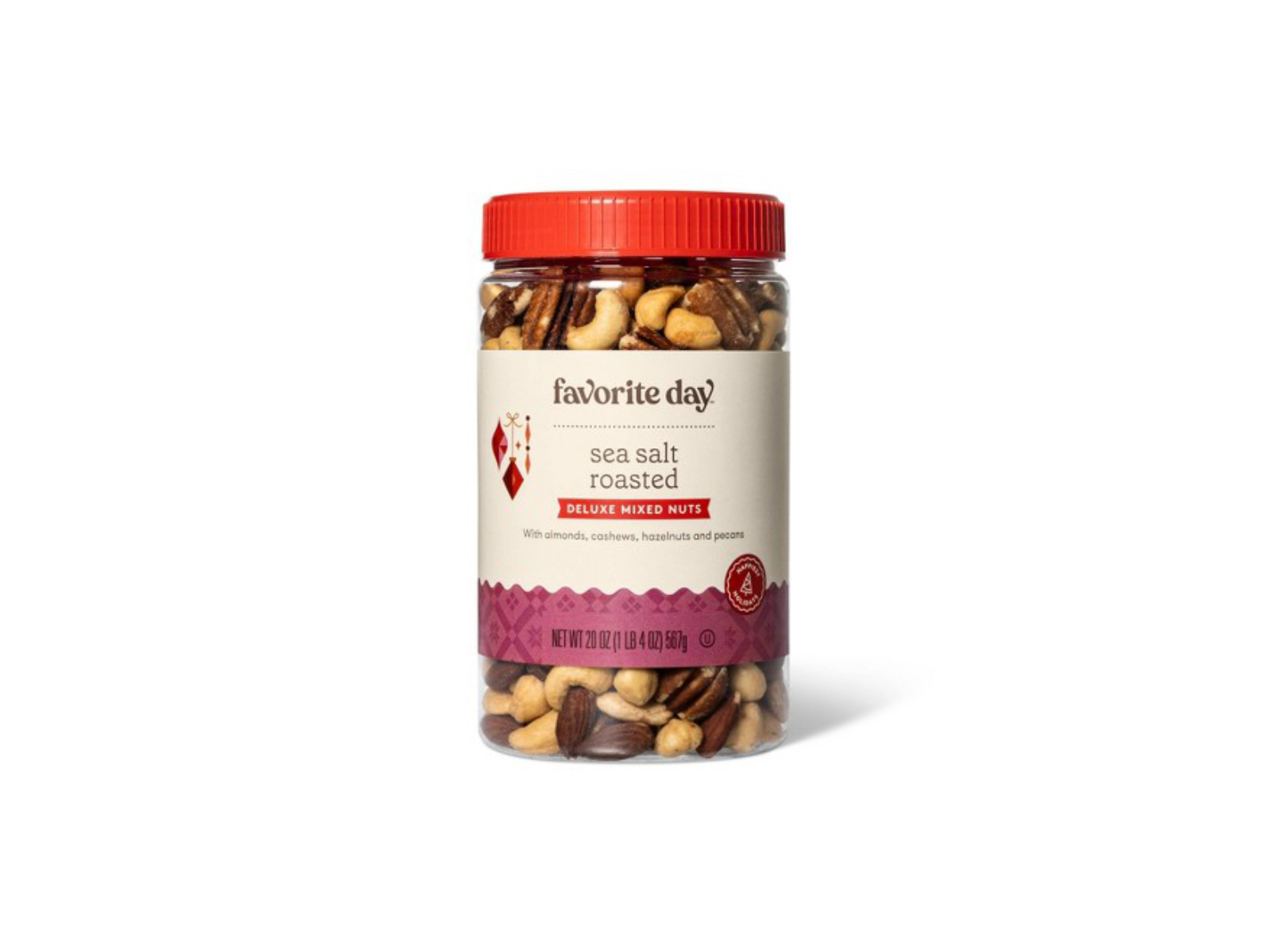 Favorite Day Holiday Sea Salt Roasted Deluxe Mixed Nuts