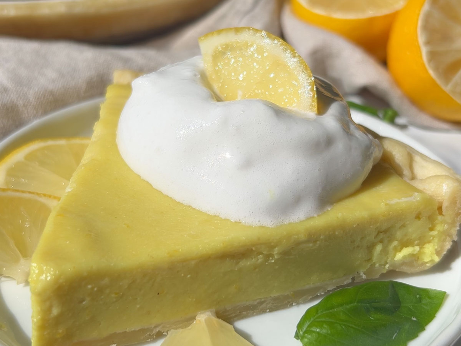Vegan Lemon Pie