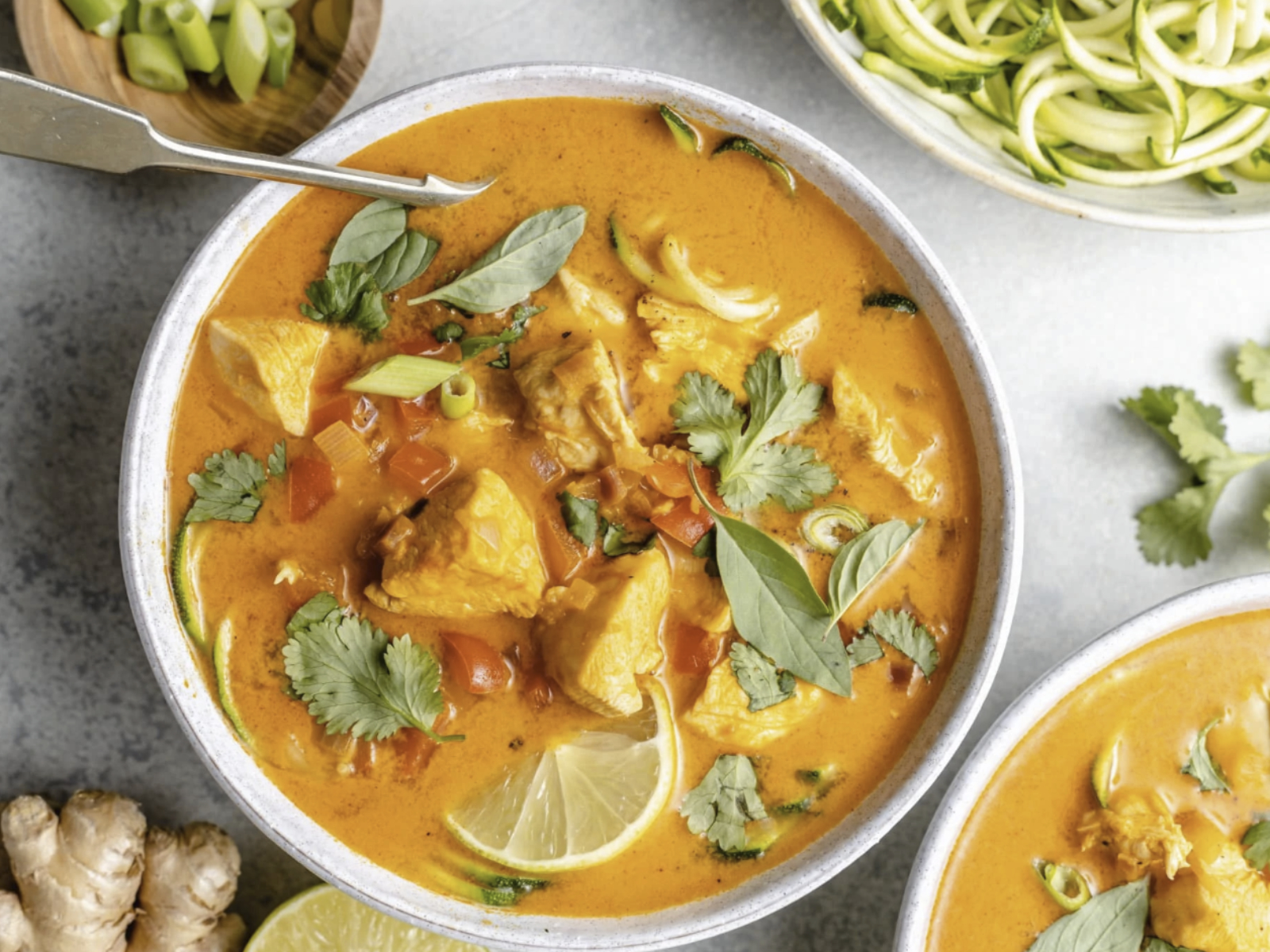 red curry chicken soup
