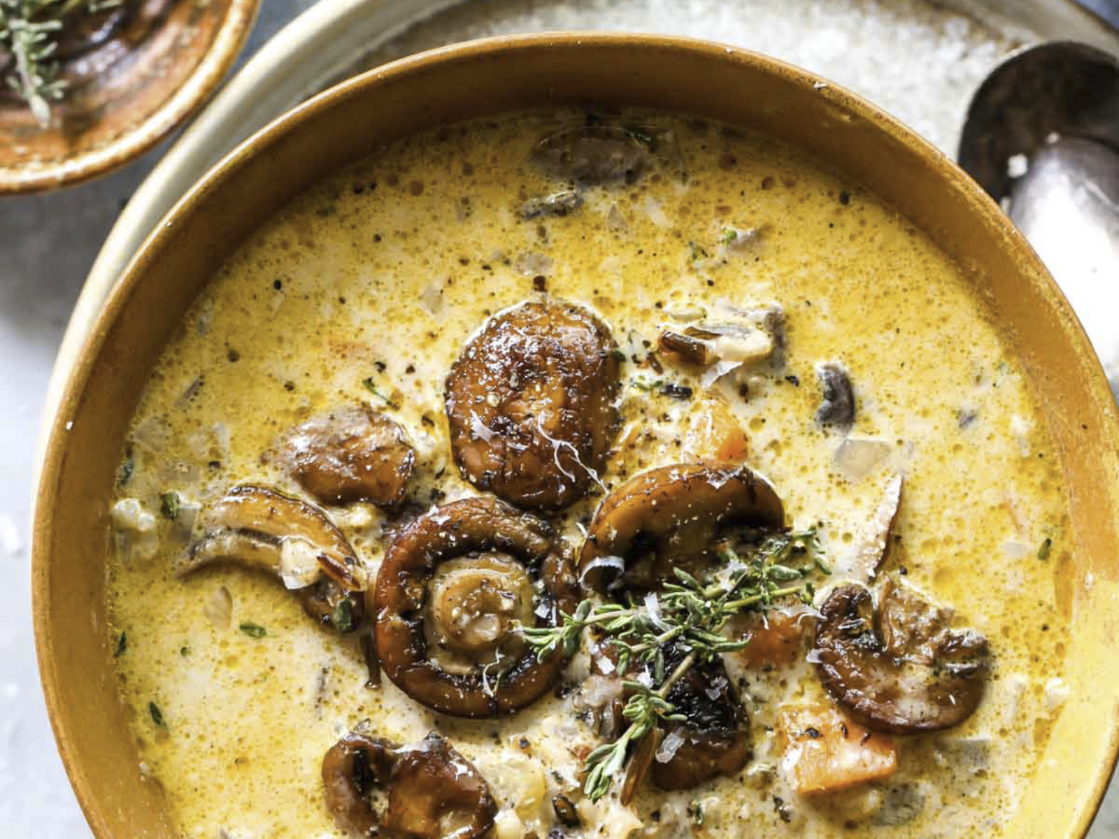 wild rice and mushroom soup