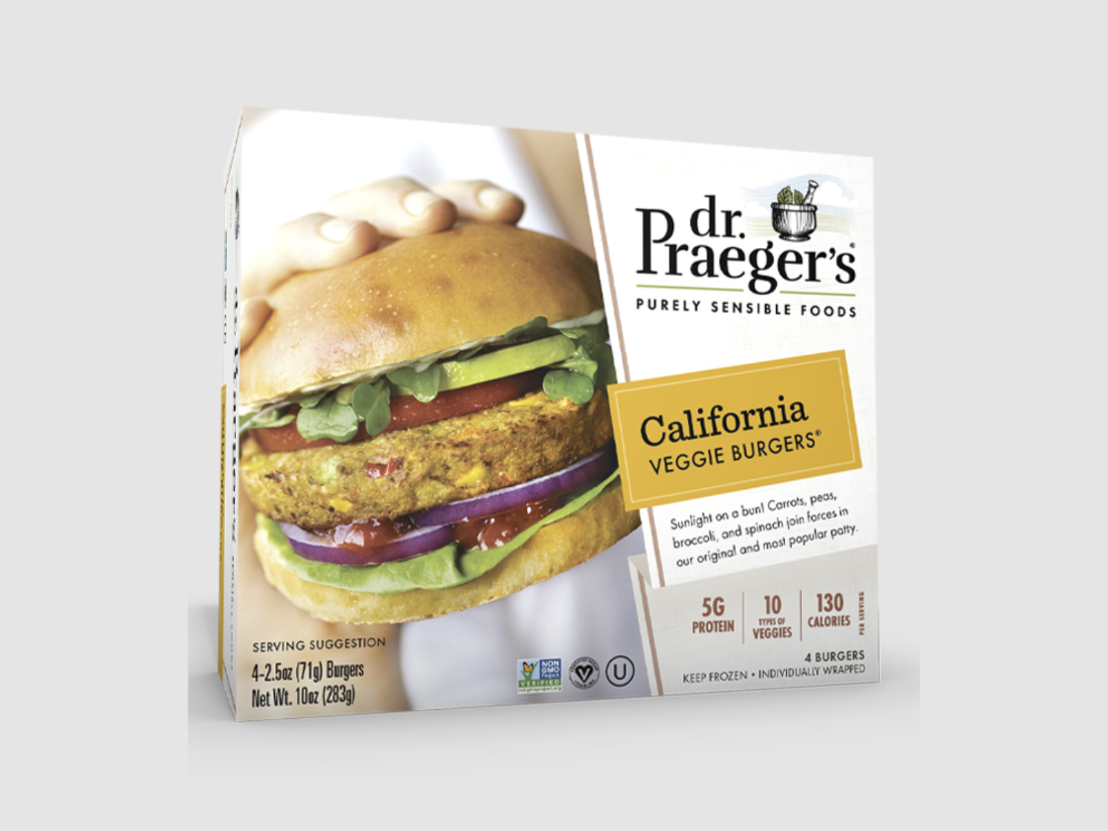 r. Praeger’s California Veggie Burger