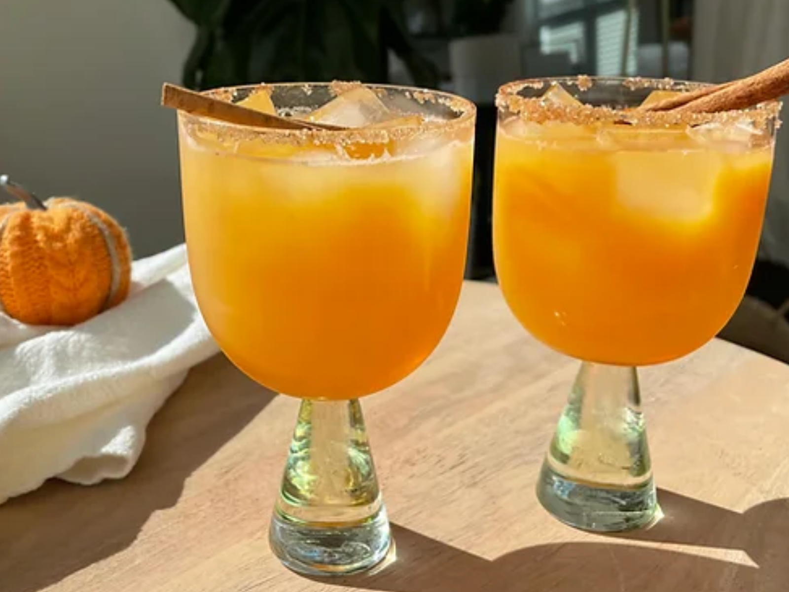 Pumpkin Spice Margarita Mocktail