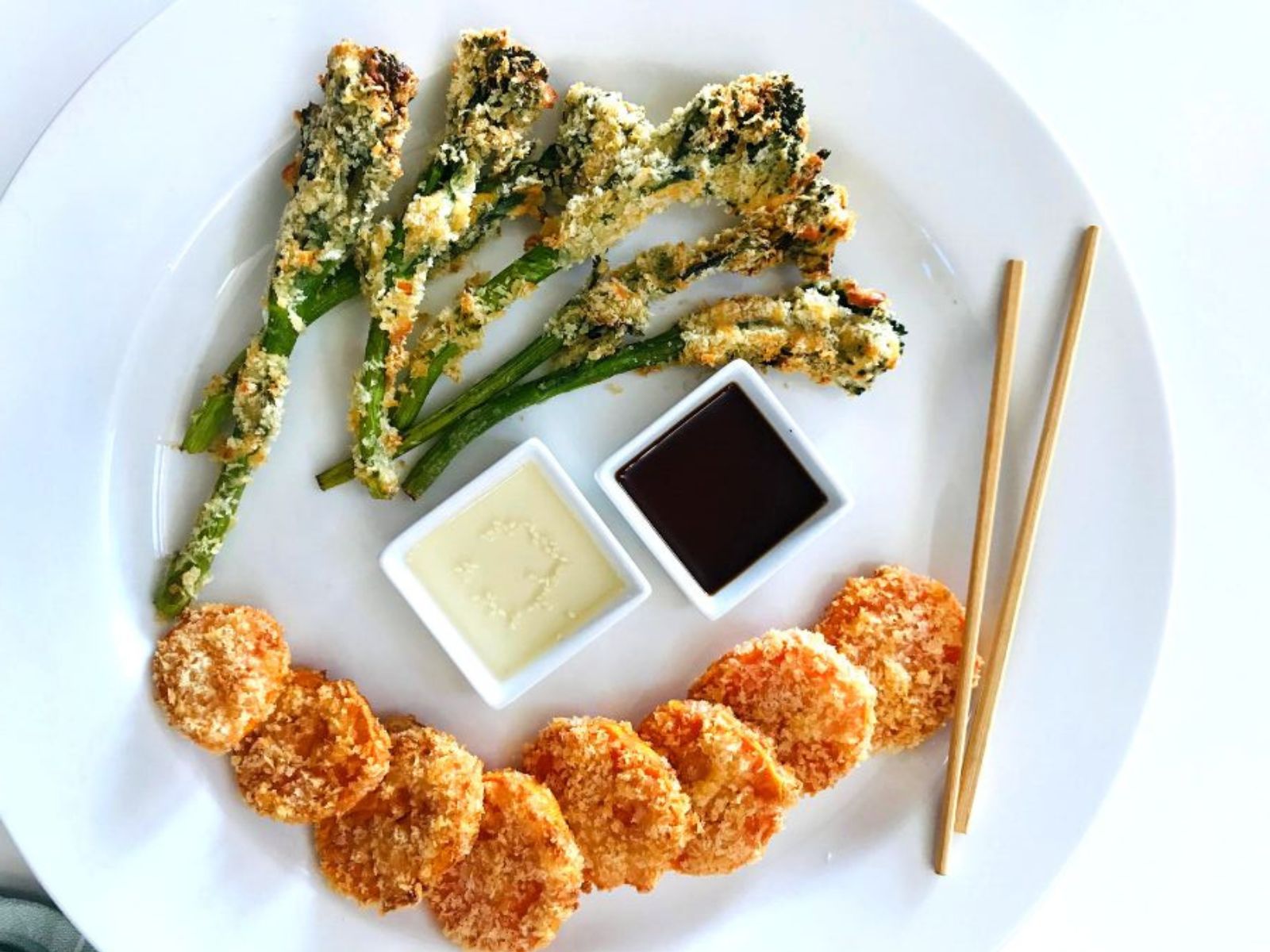 air fryer broccoli recipes: tempura