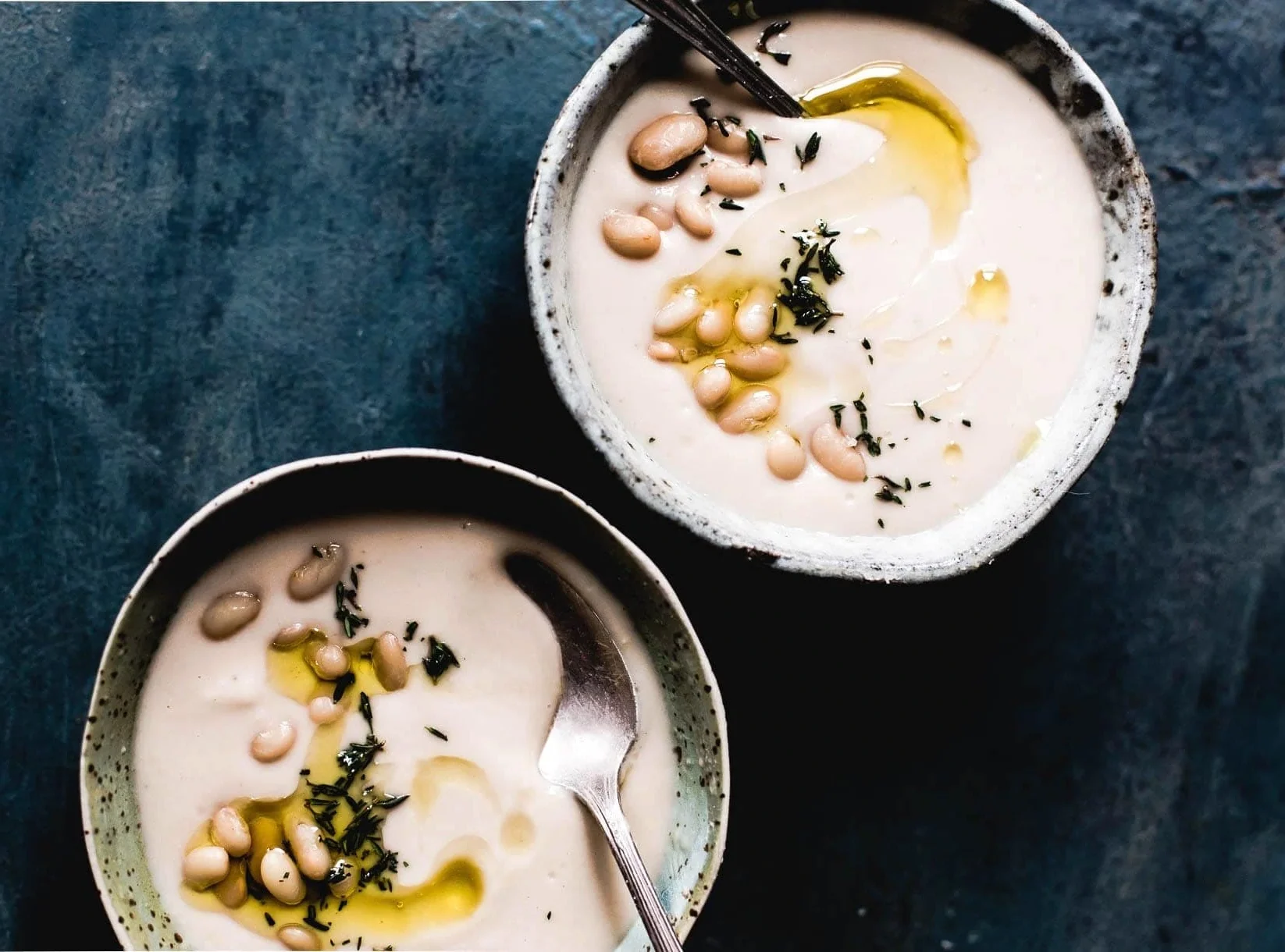 White Bean & Tahini Soup