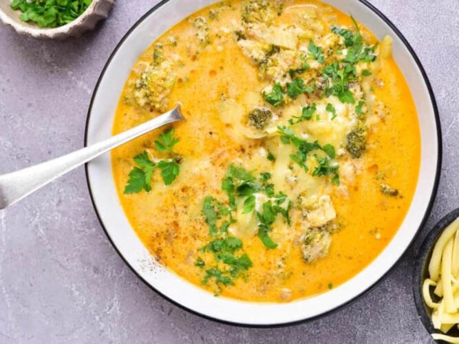 Broccoli-cheese soup