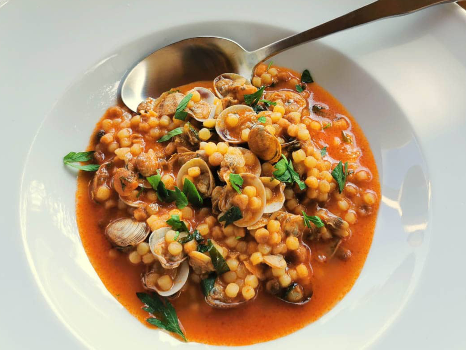 Fregola with Clams