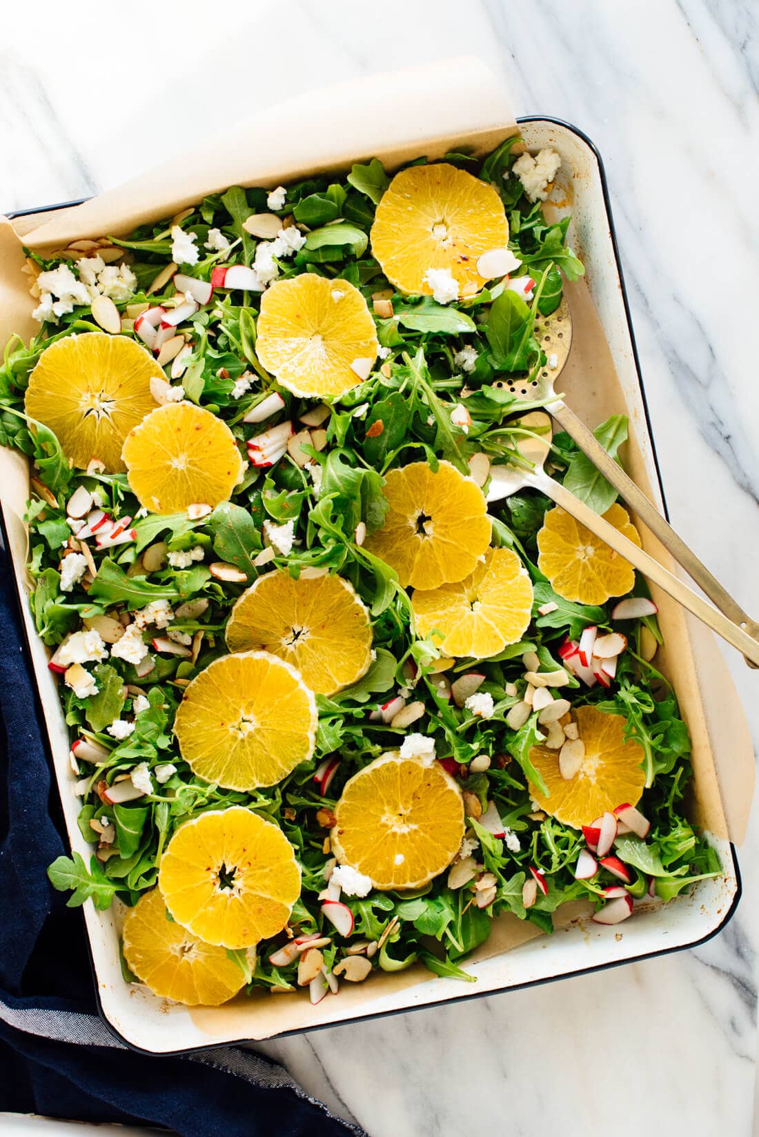 Orange and arugula salad