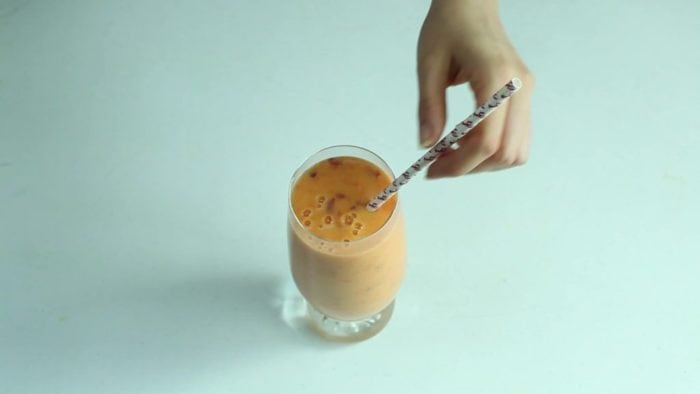 Orange frost smoothie video