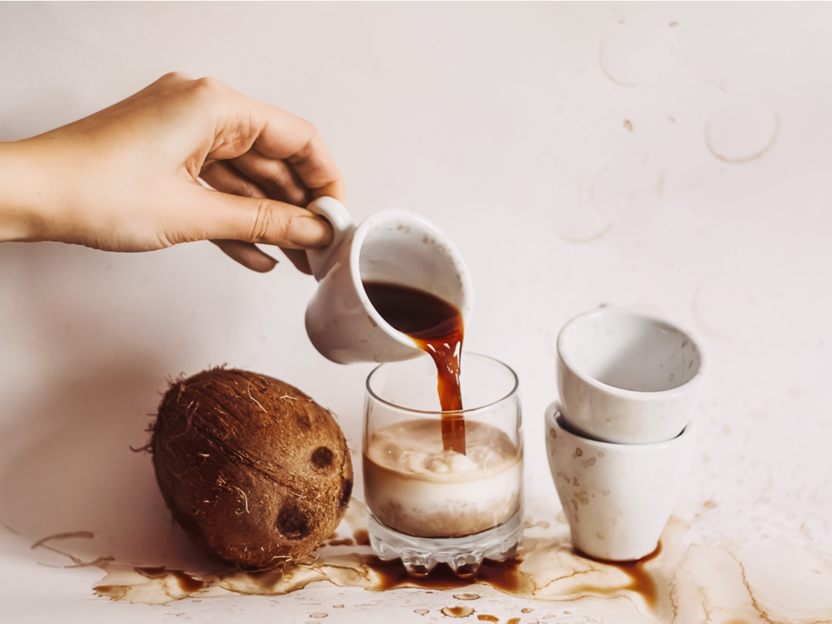 Coconut Water + Espresso Shot