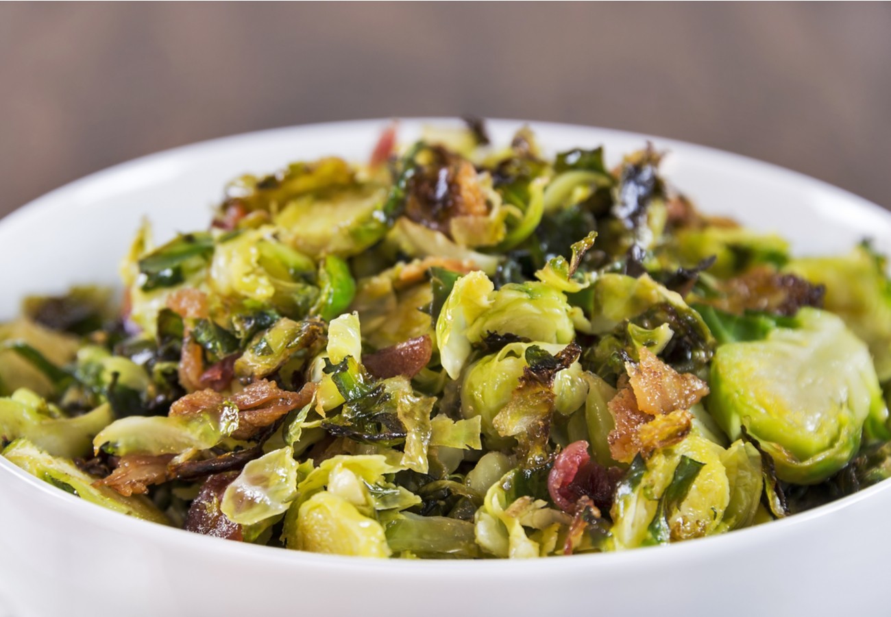 shaved brussels sprouts