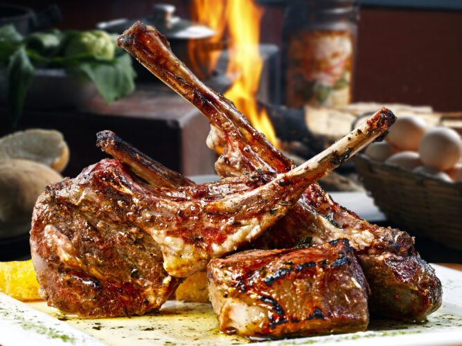 regenerative meat: lamb chops