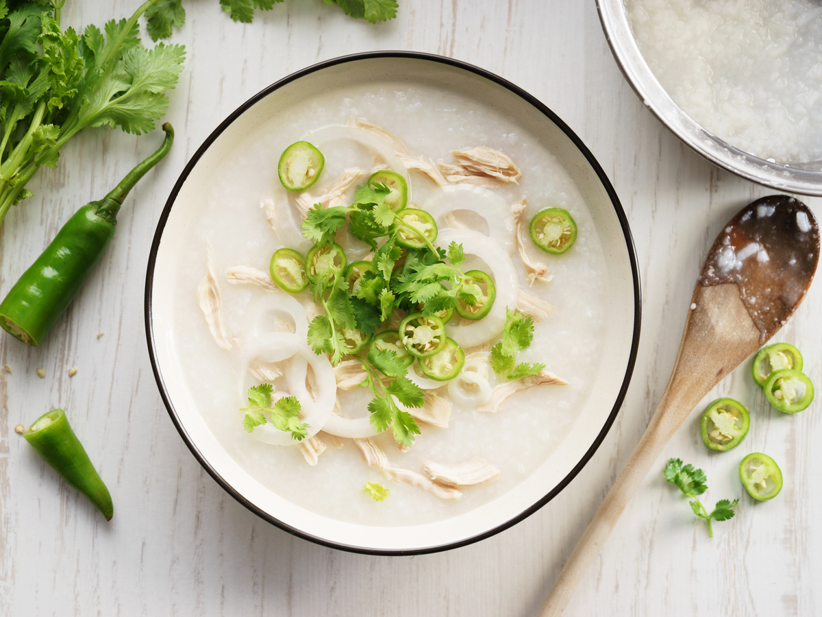 chicken and spinach recipes: Instant Pot Congee