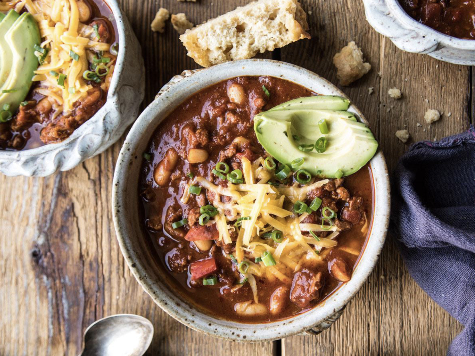 slow cooker turkey and bean chili