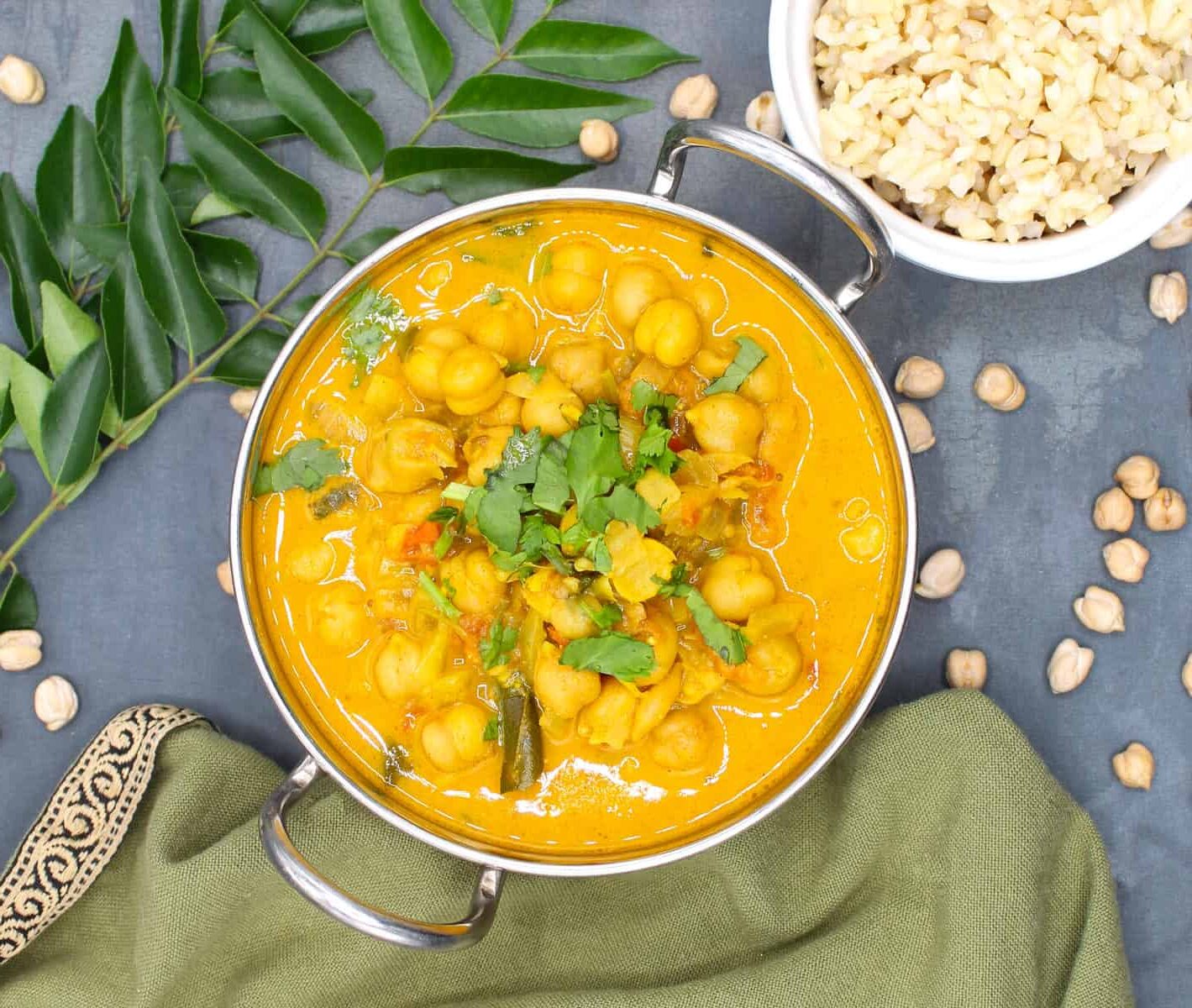 South Indian-Style Chickpea Curry