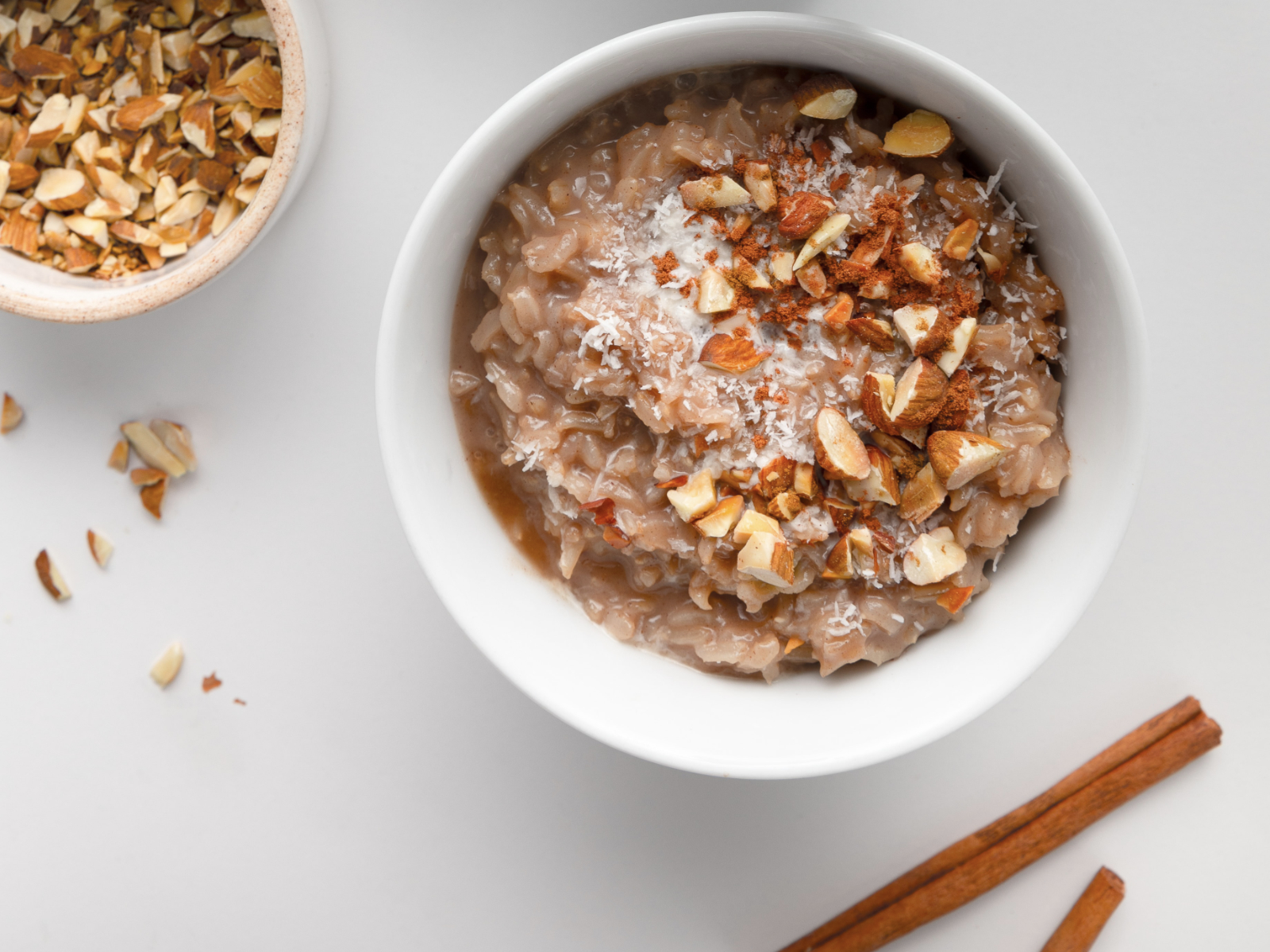 spiced brown rice pudding