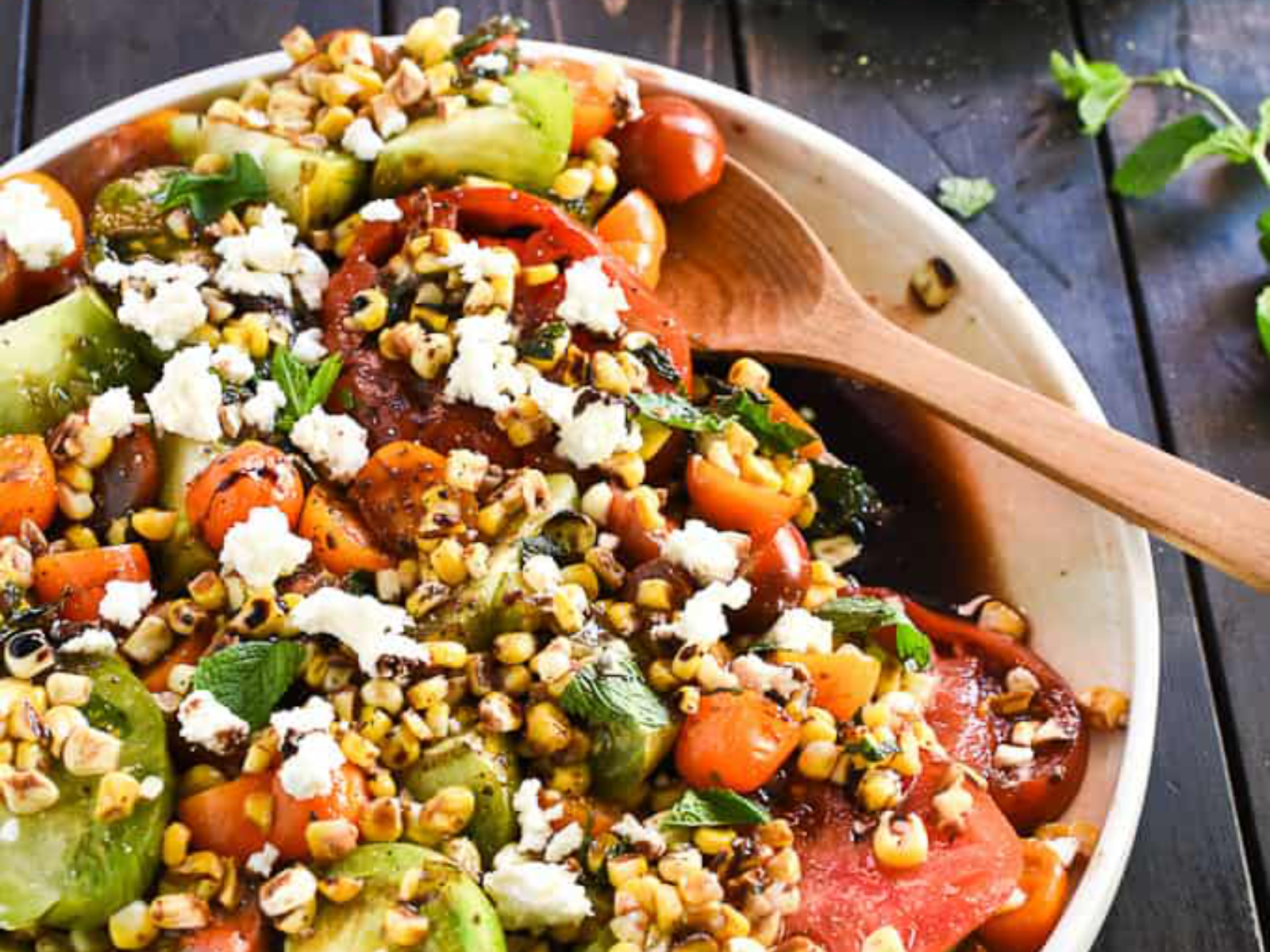 Summer Tomato and Grilled Corn Salad
