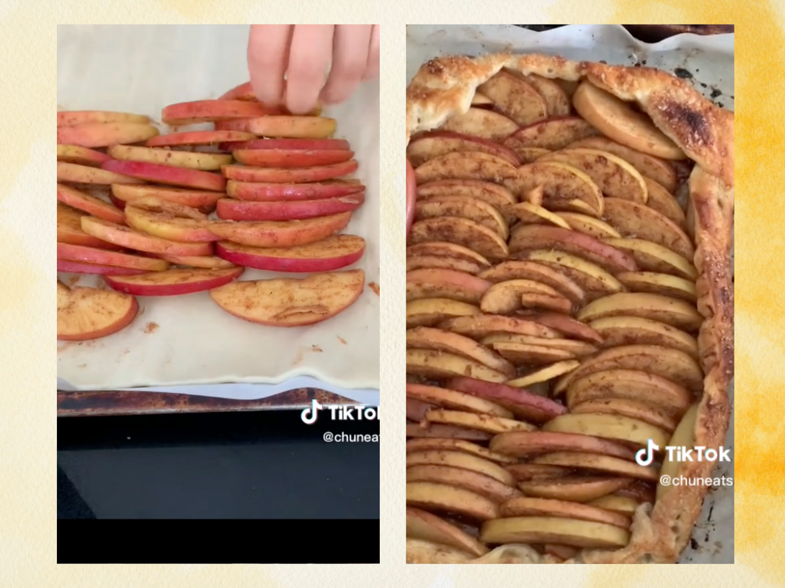 No Pie Dish-Needed Apple Bake tiktok screenshots