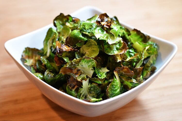 Brussels sprout chips
