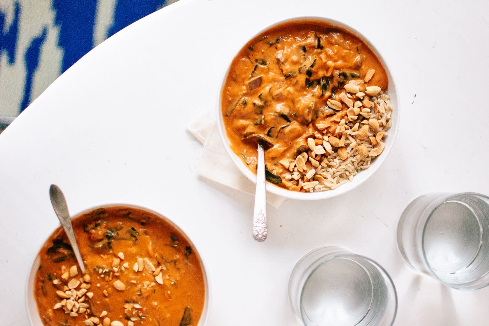 West African-Inspired Vegetarian Peanut Soup