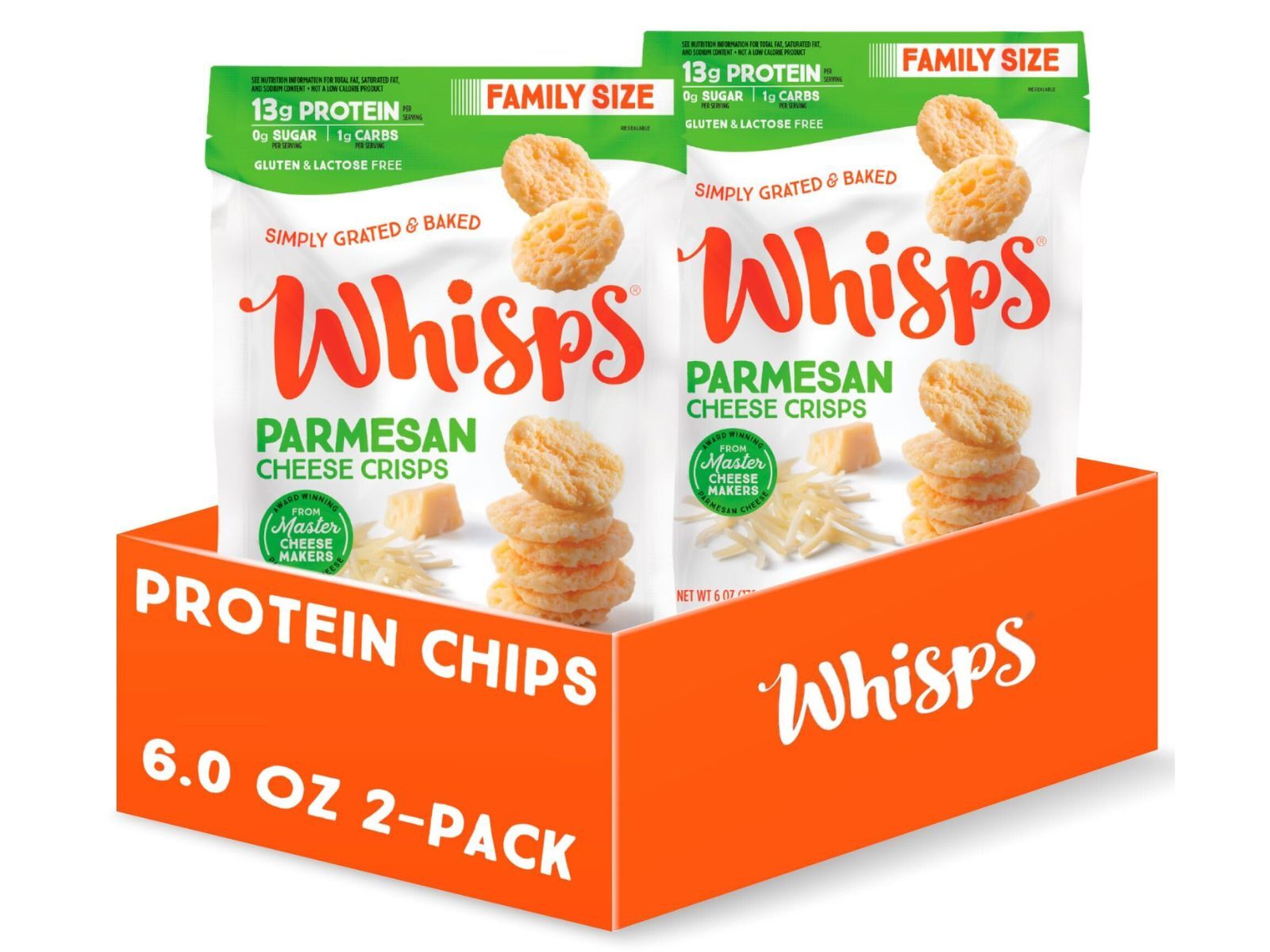 High-protein snacks: Whisps protein chips